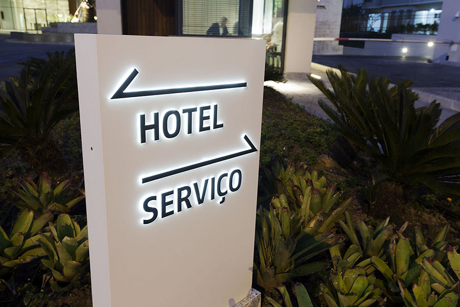 Grand Hyatt Rio / Señalización/signage / Front of House (FOH) del hotel