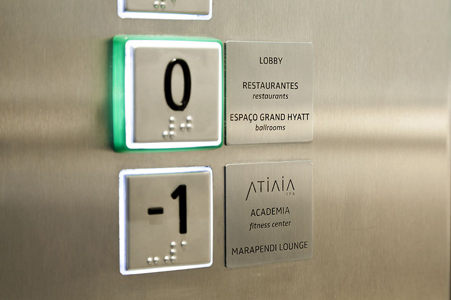 Grand Hyatt Rio / Señalización/signage / Front of House (FOH) del hotel