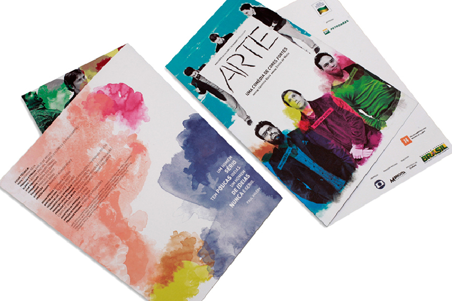 MBrichta Produções / Diseño Promocional  / Obra de teatro de Yazmina Rosa: Arte. 